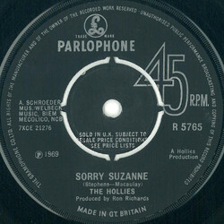 The Hollies Sorry Suzanne USED VINYL 7INCH SINGLE 45 RPM