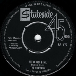 The Chiffons He's So Fine USED VINYL 7INCH 45 RPM SINGLE MONO