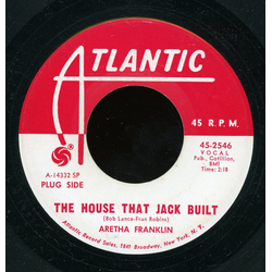 Aretha Franklin The House That Jack Built Vinyl 7" USED