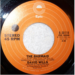 David Wills The Barmaid USED VINYL 7INCH 45 RPM SINGLE