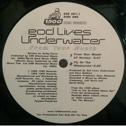 God Lives Underwater From Your Mouth VINYL 12" USED