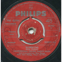 The Uhuru Dance Band Wobekumi USED VINYL 7INCH 45 RPM MONO