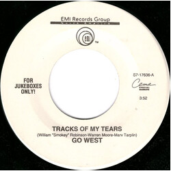 Go West Tracks Of My Tears USED VINYL 7INCH 45 RPM JUKEBOX