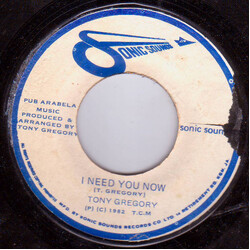 Tony Gregory Gipsy Girl / I Need You Now USED VINYL 7INCH 45 RPM
