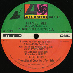 Phillip Mitchell Let's Get Wet USED VINYL 12INCH 33 S RPM PROMO