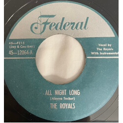 The Royals (2) All Night Long / Every Beat Of My Heart USED VINYL 7INCH 45 RPM
