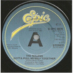 The Nolans Gotta Pull Myself Together USED VINYL 7INCH 45 RPM SINGLE PROMO