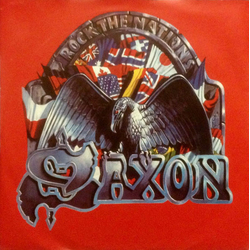 Saxon Rock The Nations Vinyl 12" USED