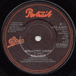 Balance (10) Breaking Away USED VINYL 7INCH SINGLE 45 RPM