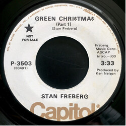 Stan Freberg Green Chri$tma$ USED VINYL 7INCH 45 RPM PROMO