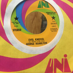 George Hamilton Evel Kneivel / Boy From The Country USED VINYL 7INCH 45 RPM PROMO STEREO