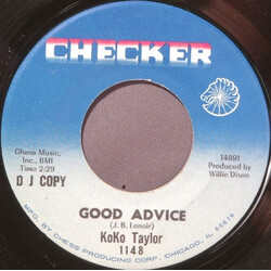 Koko Taylor Good Advice USED VINYL 7INCH SINGLE SIDED PROMO