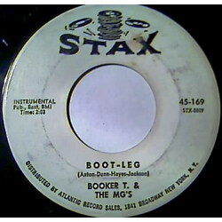 Booker T & The MG's Boot-Leg / Outrage USED VINYL 7INCH 45 RPM SINGLE