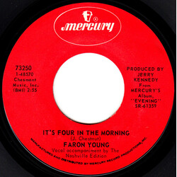 Faron Young It's Four In The Morning USED VINYL 7INCH SINGLE 45 RPM