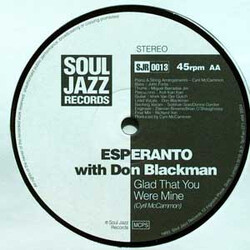 Esperanto Only A Miracle / Glad That You Were Mine USED VINYL 12INCH 45 RPM