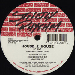 House 2 House Do 4 Me / I Really Do USED VINYL 12INCH 33 S RPM