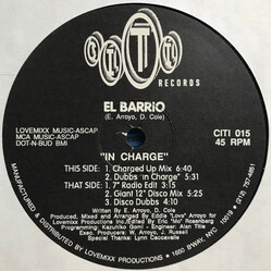 El Barrio In Charge USED VINYL 12INCH 45 RPM