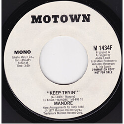 Mandré Keep Trying USED VINYL 7INCH 45 RPM PROMO STYRENE