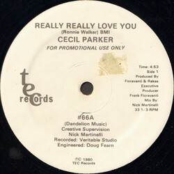 Cecil Parker Really Really Love You USED VINYL 12INCH 33 S RPM PROMO