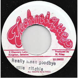 Little Richie (2) Really Mean Goodbye USED VINYL 7INCH 45 RPM