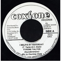 Tyrone Taylor I Belive In Yesterday USED VINYL 7INCH 45 RPM