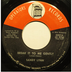 Sandy Lynn / Timmy Reynolds Break It To Me Gently / Dear Lady Twist USED VINYL 7INCH 45 RPM