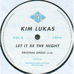 Kim Lukas Let It Be The Night VINYL 12" USED