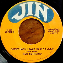 Rod Bernard Sometimes I Talk In My Sleep USED VINYL 7INCH 45 RPM SINGLE