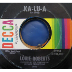 Louie Roberts Ka-Lu-A / There Are No Strangers USED VINYL 7INCH 45 RPM