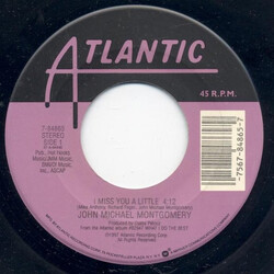 John Michael Montgomery I Miss You A Little / Cloud 8 USED VINYL 7INCH 45 RPM