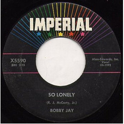 Bobby Jay (4) So Lonely USED VINYL 7INCH 45 RPM SINGLE