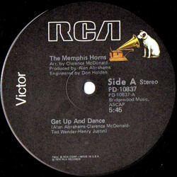 The Memphis Horns Get Up And Dance / Don't Abuse It USED VINYL 12INCH 33 S RPM