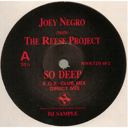 Joey Negro / The Reese Project So Deep VINYL 12" USED