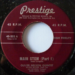 Oliver Nelson Quintet Main Stem USED VINYL 7INCH 45 RPM