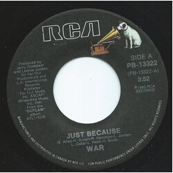 War Just Because USED VINYL 7INCH