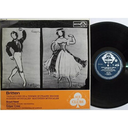 Benjamin Britten Variations On A Theme Of Frank Bridge Op.10 - Soirees Musicales Op.9 - Matinees Musicales Op.24 Vinyl LP USED