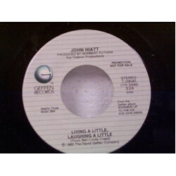 John Hiatt Living A Little Laughing A Little USED VINYL 7INCH 45 RPM PROMO STEREO