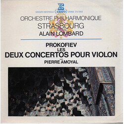 Sergei Prokofiev / Orchestre Philharmonique De Strasbourg / Alain Lombard / Pierre Amoyal Les Deux Concertos Pour Violon Vinyl LP USED