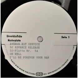 Oh Well I'll Be Forever Your Man USED VINYL 12INCH WHITE LABEL PROMO