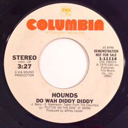 Hounds (2) Do Wah Diddy Diddy USED VINYL 7INCH 45 RPM SINGLE PROMO