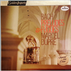 Johann Sebastian Bach / Marcel Dupré Preludes & Fugues Vinyl LP USED