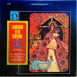 Luciano Sgrizzi / Societa Cameristica Di Lugano / Edwin Loehrer Laudario 91 Di Cortone Vinyl LP USED