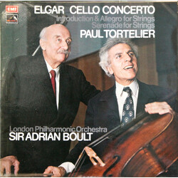 Sir Edward Elgar / Paul Tortelier / The London Philharmonic Orchestra / Sir Adrian Boult Cello Concerto / Introduction & Allegro For Strings / Serenad