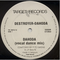 Destroyer Dahoda Vinyl 12" USED