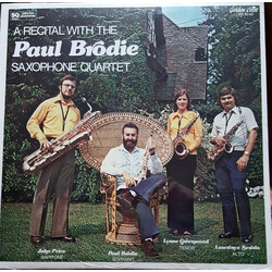 Paul Brodie A Recital With The Paul Brodie Saxophone Quartet Vinyl LP USED