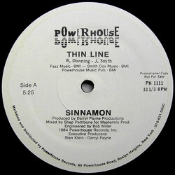 Sinnamon Thin Line USED VINYL 12INCH 33 S RPM PROMO