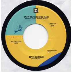 Don Ho / The Aliis Tiny Bubbles / Do I Love You? Vinyl 7" USED