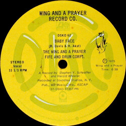 Wing And A Prayer Fife And Drum Corps. Baby Face VINYL 12" USED