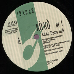 Jerome Sydenham & Dennis Ferrer Kò Kò Pt 1 USED VINYL 12INCH 33 S RPM LIMITED EDITION PROMO
