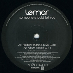 Lemar Someone Should Tell You Vinyl 12" USED